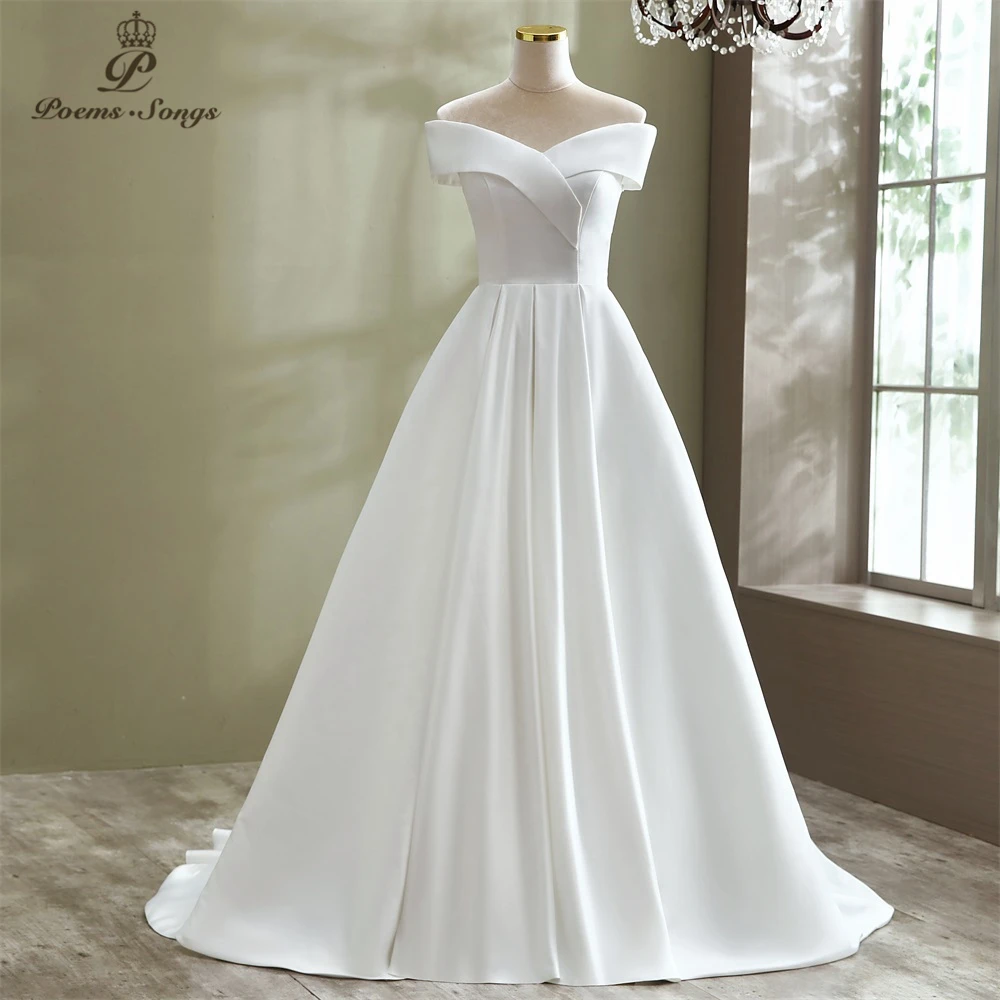 robe de mariée col bateau
