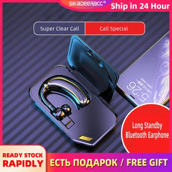 

K21 Business Bluetooth Headset 5.0 Report Name Hanging Ear Long Standby Outdoor Wireless Travel Headset with Microphone