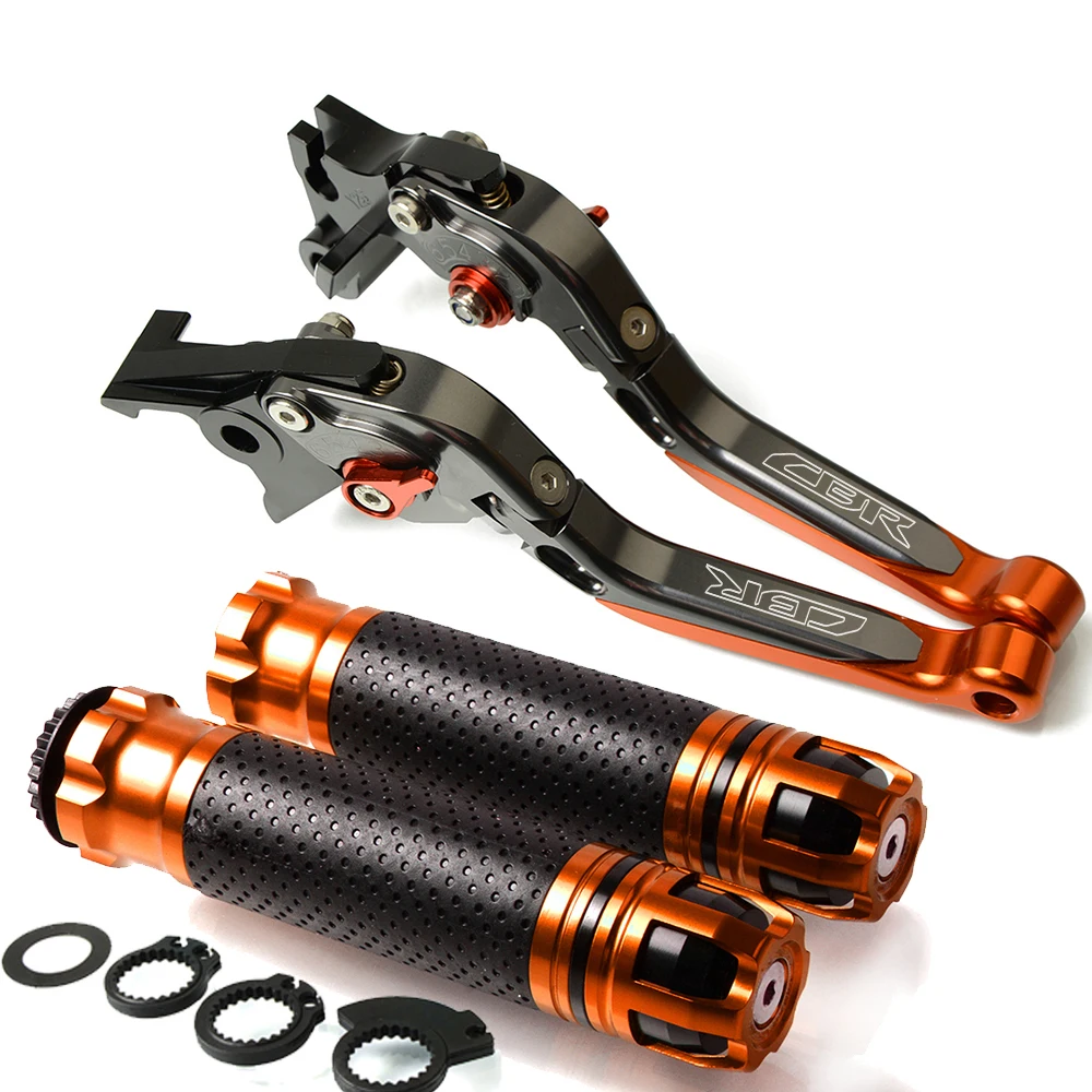 Для Honda CBR125R CBR300R CBR500R CBR 125R 300R 500R мотоциклетная Тормозная ручка регулируемый тормозной рычаг сцепления Рукоятка - Цвет: G  with logo