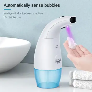 

Intelligent Sensor Foam Machine Soap Dispenser With UV Function 330ML + 240ML Large Capacity