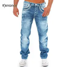 Мужские джинсы в байкерском стиле Hemiks, зауженные, плиссированные, повседневные, байкерские, Мужские штаны, рваные, прямые, в стиле хип-хоп, джинсы, брюки для мужчин