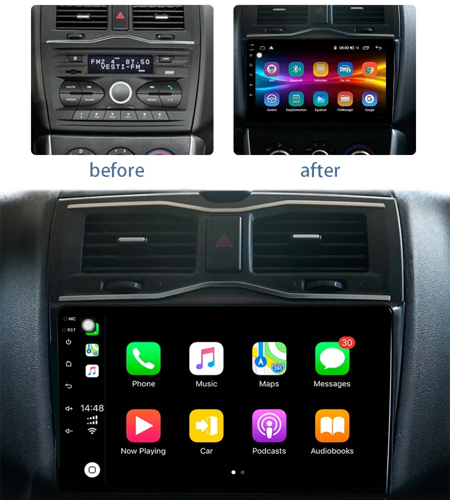 Granta крест Android 9,0 8-core, 4 Гб+ 64G gps трекер автомобиля радио android навигации для Toyota Hilux Yaris Vios крест