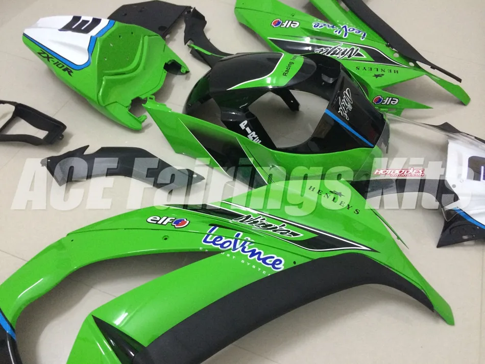 ABS Обтекатели комплект подходит для kawasaki Ninja ZX10R 2011 2012 2013 полный набор 11-15 10R ZX-10R Лидер продаж № 3