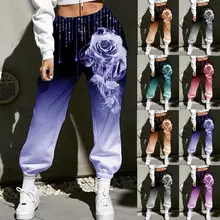 

Women Loose Printing Casual Trousers Spring Autumn Hight Waist Ladies Sweatpants Plus Size 5XL Casual Streetwear Dropshipping