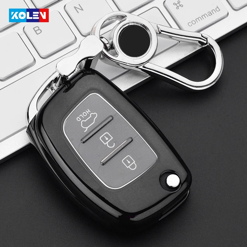 Покрытие Мягкий ТПУ + PC чехол ключа дистанционного управления автомобилем