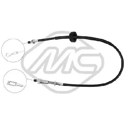 Трос ручника JUMBER ANT.-FRONT METALCAUCHO 80110