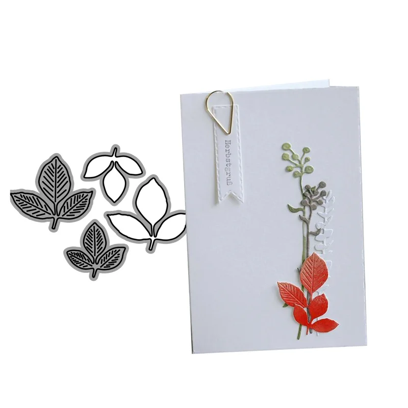

CH New Arrival Maple leaf Metal Cutting Dies For Scrapbooking DIY Cards Stencil Paper Craft Handmade Album
