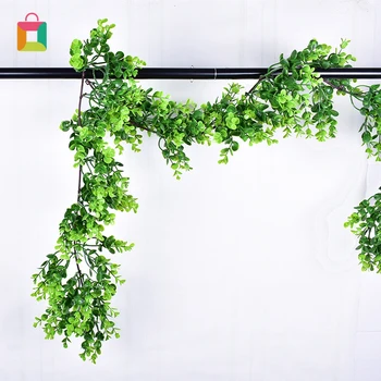 

1pc Artificial Decoration Vivid Vine Rattan Leaf 190CM artificial vines simulation landscaping decorative Eucalyptus rattan Cozy