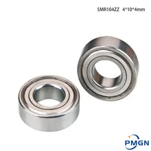 

10pcs SMR104ZZ SMR104 ZZ L-1040ZZ S104ZZ B104ZZ 4x10x4 4*10*4 mm Stainless Steel Deep Groove Ball Bearing Miniature Bearing