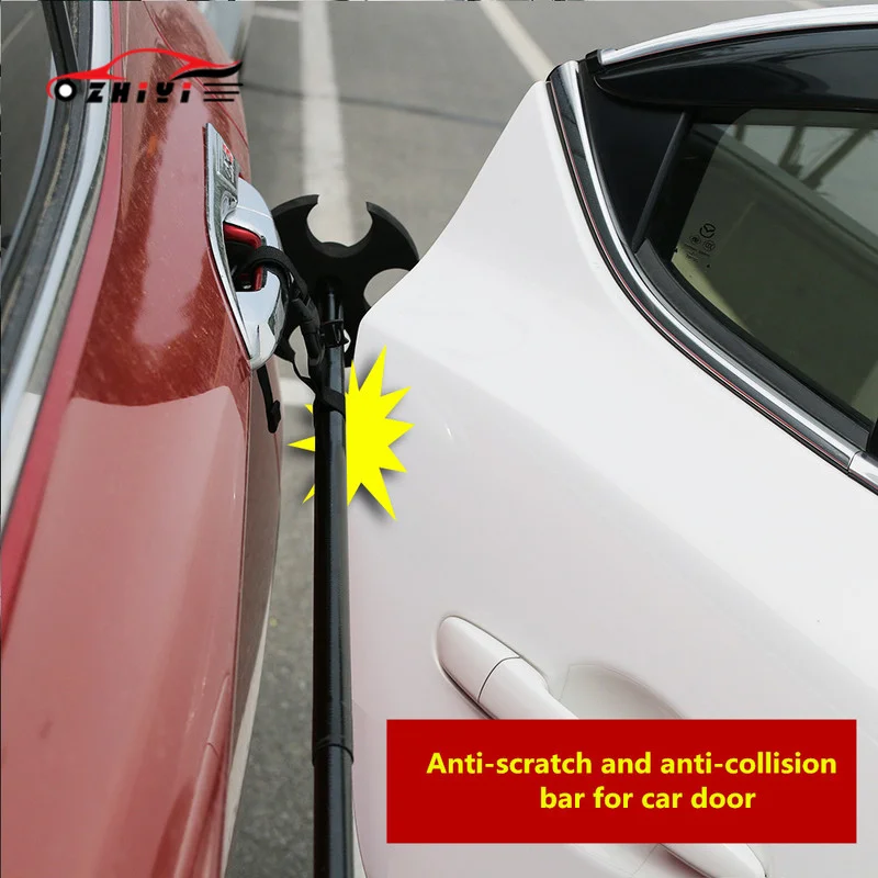 Car Body Anti-collision Lever 2M Retractable Lengthen Widen Door Side Edge Guard Protection Strip Car Sticker for Fit All Models