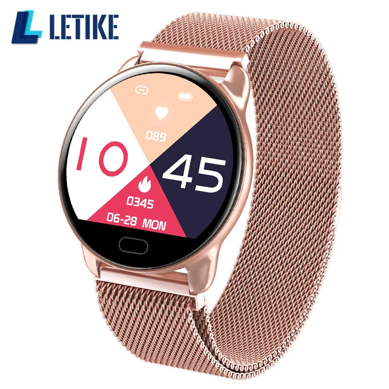 

Letike 2019 New K9 Color Screen Waterproof Women Smart Watch Men Heart Rate Blood Pressure Monitoring Smartwatch relogio intelig