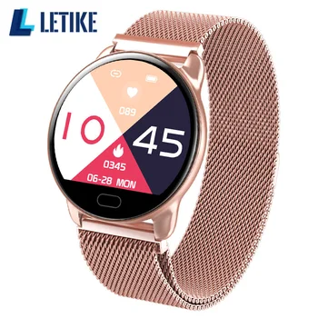 

Letike 2019 New K9 Color Screen Waterproof Women Smart Watch Men Heart Rate Blood Pressure Monitoring Smartwatch relogio intelig