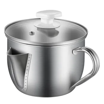 

1000ML Stainless Steel Multifunction Kitchen Tools Gravy Oil Soup Fat Separator Grease Filter Strainer Pot Kitchen Cooking Tool