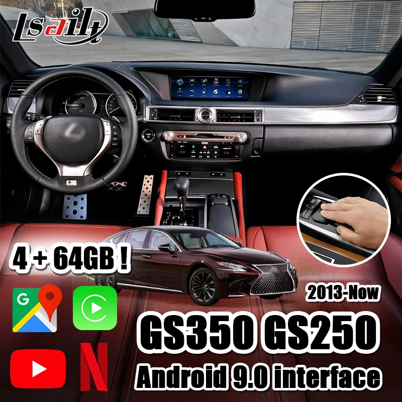 best gps for car Lsailt PX6 CarPlay/ Android Video Interface for Lexus GS GX LX RC RX 2013-NOW with Netflix,YouTube GS350 GS300 GS250 vehicle gps