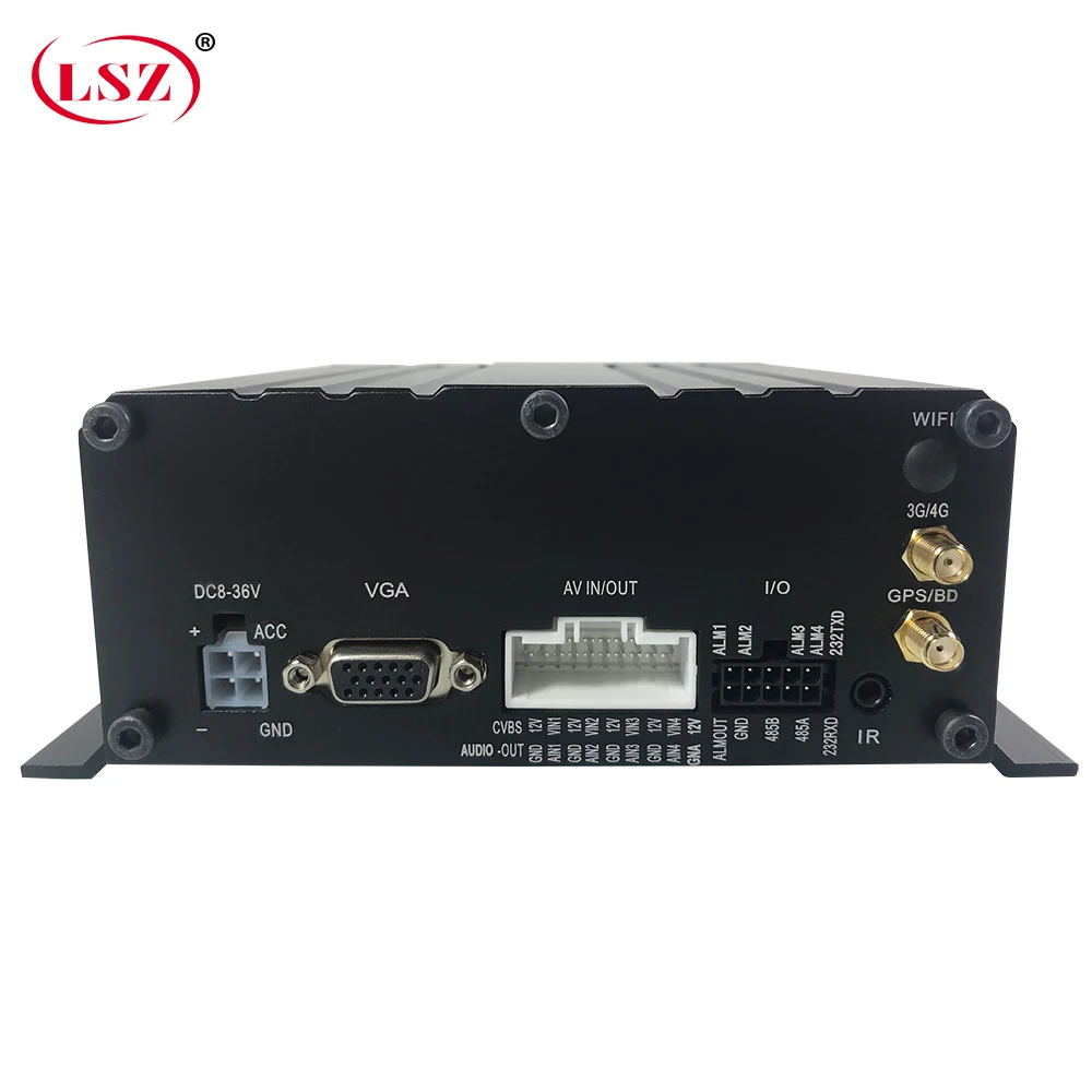  LSZ coche Dvr remoto-Monitor MDVR GPS 3G tarjeta Sd + hdd ahd 1080P