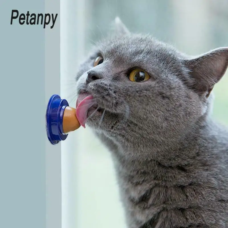 

New Cat Snacks Catnip Sugar Candy Licking Solid Nutrition Gel Energy Ball for Kitten Cats Healthy Food Digestion Pet Supplies