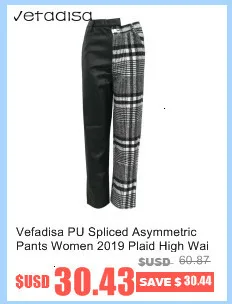 Vefadisa/женские брюки с блестками; белые длинные брюки с надписью; черные брюки с эластичной резинкой на талии; уличные брюки для девочек; ZLD625