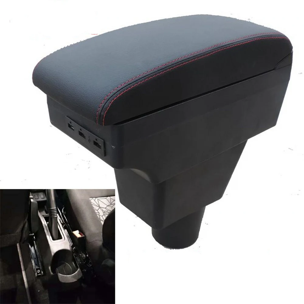 

For LADA XRAY Armrests box central storage box Retrofit parts Car Armrest Accessories Easy to install