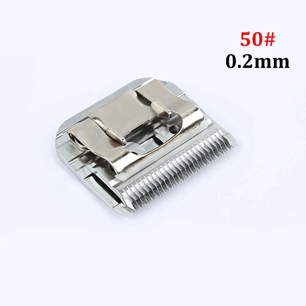 50-0.2mm Профессиональная машинка для стрижки животных A5 лезвие 10#40#15 3F 4F 5F 7F 30#15# подходит для большинства Andis и Oster кусачки для ухода за домашними животными Замена - Цвет: 50-0.2mm