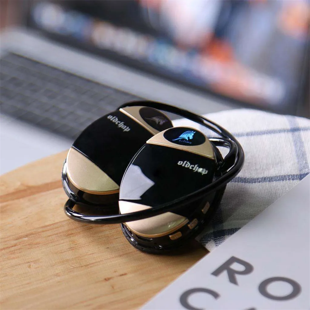 Bluetooth наушники-вкладыши стерео спортивные Bluetooth наушники гарнитура шейный шланг для монтажа для громкой связи FM TF карта