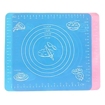 

Silicone Non-stick Scale Rolling Dough Mat Liner Baking Fondant Pad Cooking Tool