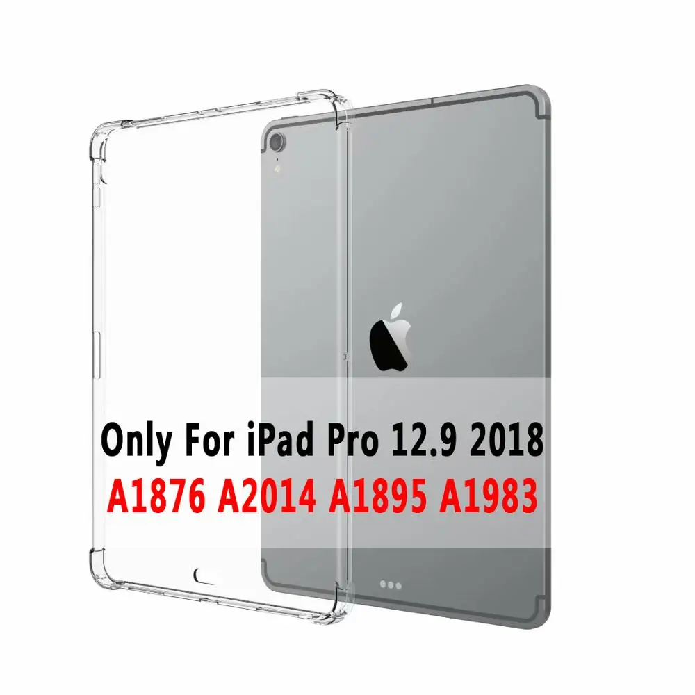 Soft Silicone Case For iPad Pro 12 9 2015 2017 2018 2020 Cover Ultra Slim A1584