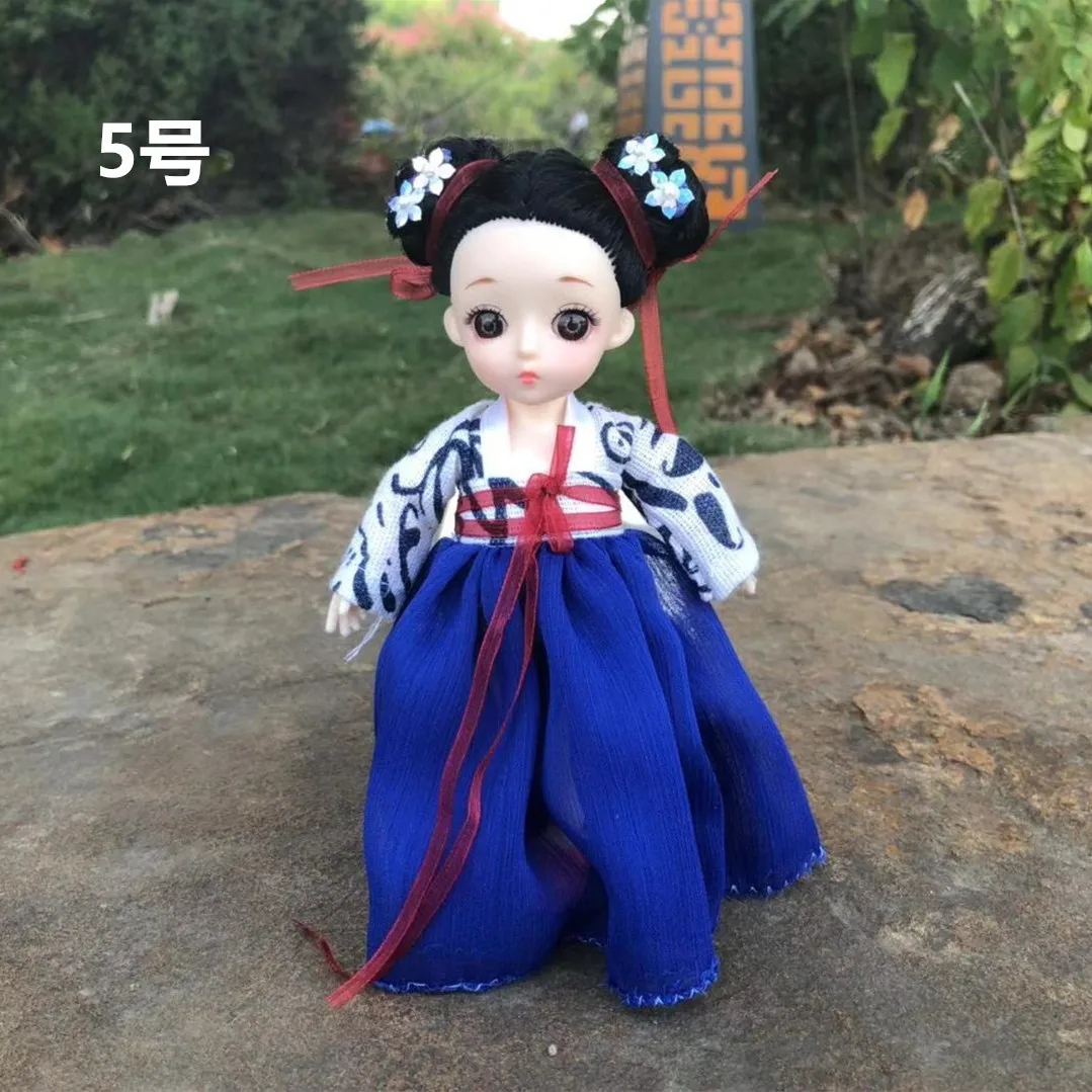 1/8 Bjd кукла Китайский костюм кукла с одеждой 13 шарниров 16 см детская кукла DIY игрушка девочка игрушки для детей подарок шар шарнирная кукла - Цвет: 5