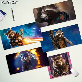 

MaiYaCa Guardians of the Galaxy Rocket Raccoon Rubber Mouse Durable Desktop Mousepad Free Shipping Large Mouse Pad Keyboards Mat