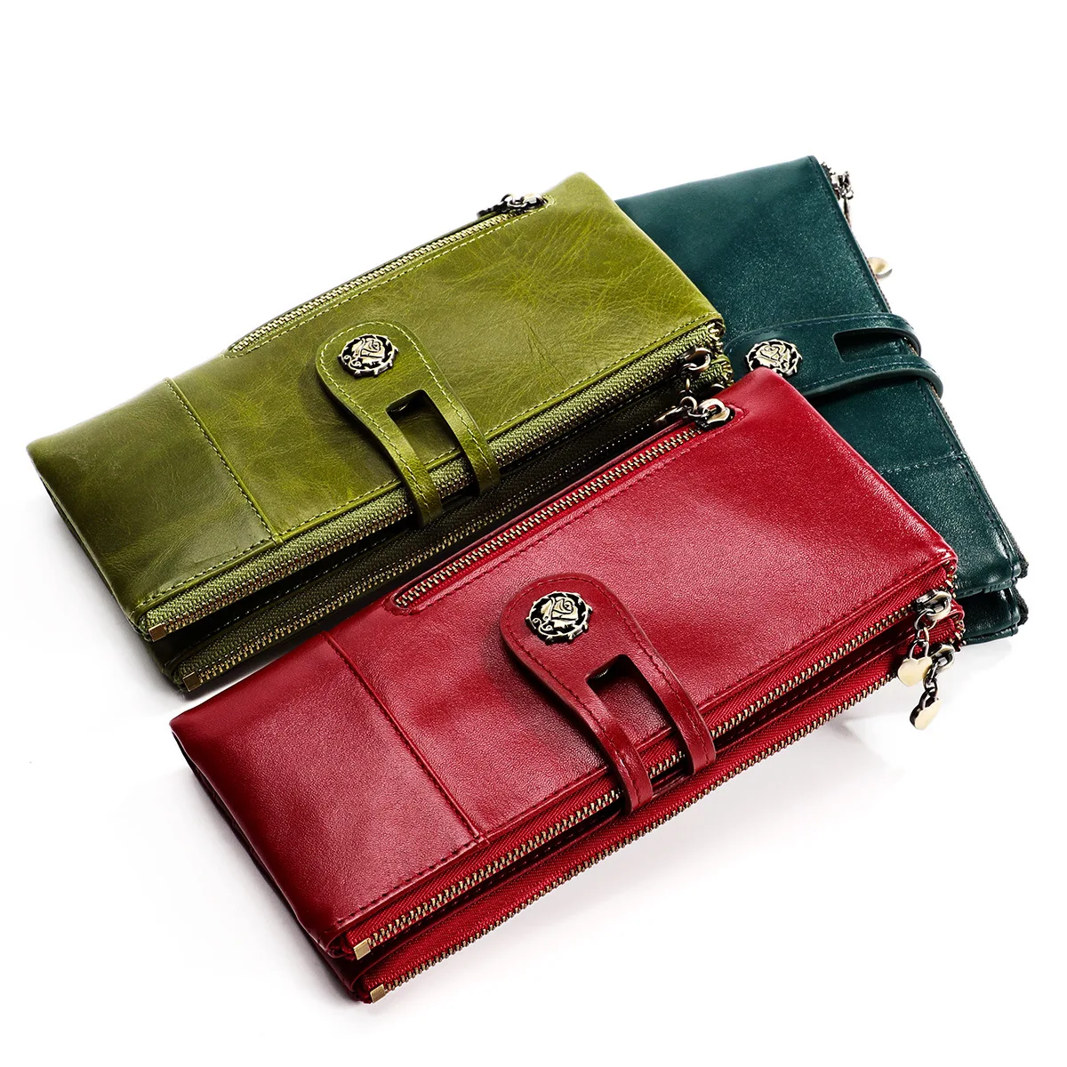 Women's Wallet Genuine Leather Female Clutch Long Wallet Womens Wallets and Purses Vintage Portomonee Money Bag Coin Purse Rfid Women's Wallet Genuine Leather Female Clutch Long Wallet Womens Wallets and Purses Vintage Portomonee Money Bag Coin Purse Rfid
