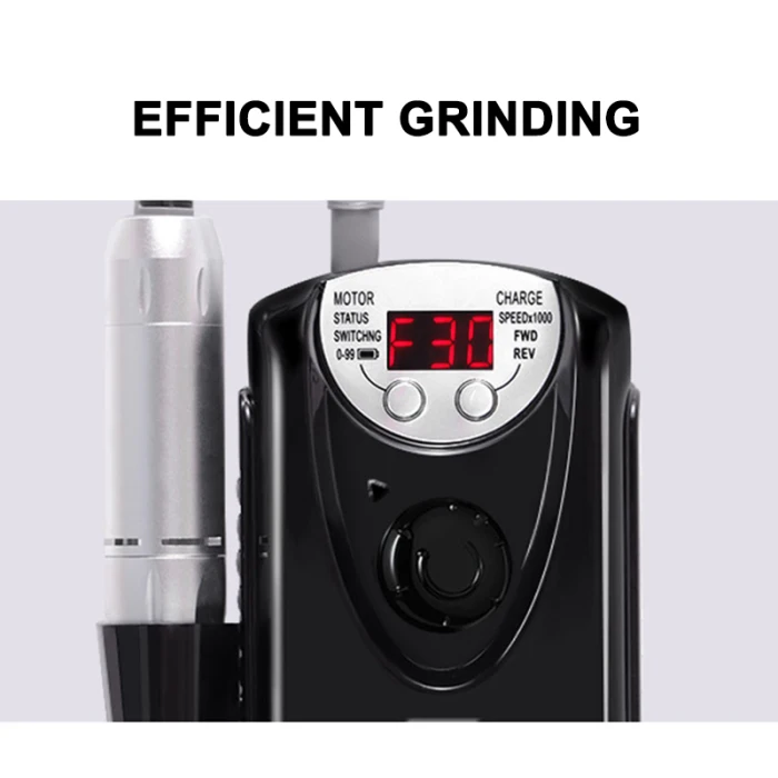 Nail Polishing Machine Electric Nail Drill Machine Rechargeable Strong Polishing ManicureTools OA66