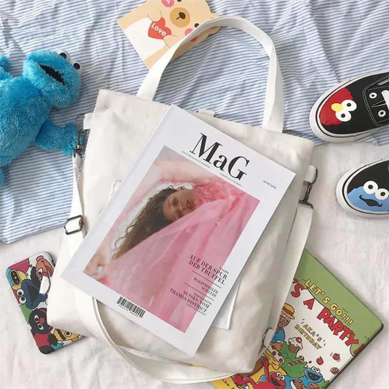 New Canvas Women bag travel college school bags handbag girl shoulder backpacks shipping bag cosmetic drawstring bags BH90