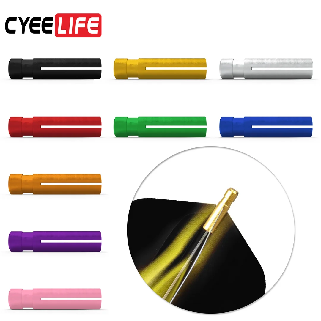 CyeeLife12PCAluminumDartFlightSaversProtectorsDartAccessories