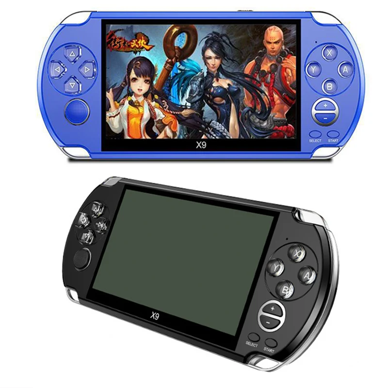 

Hot Video Game Console X9 PSVita Handheld Game Player for PSP/GBA/NES Retro Game 5.1 inch Screen TV Out with Mp4 Movie Camera