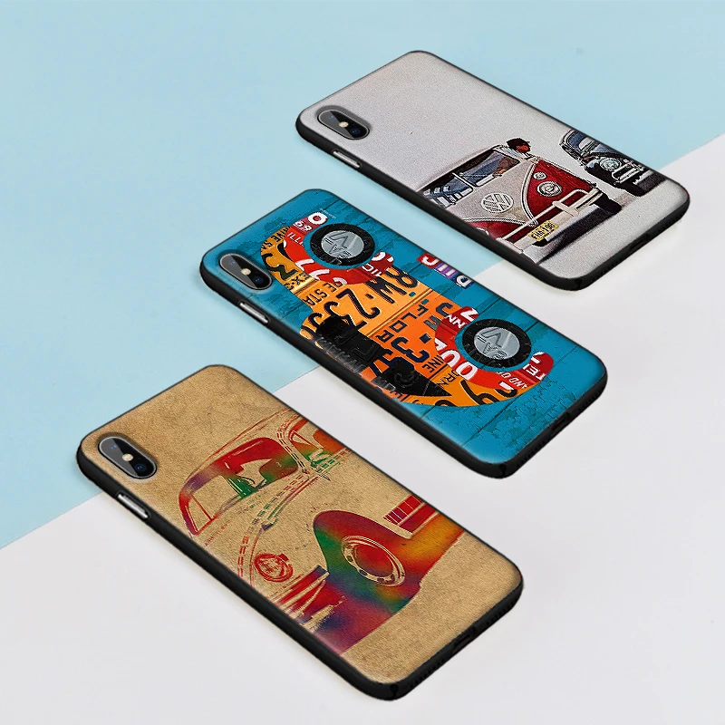 Ретро marvel супергерой vw роскошный черный чехол для samsung Galaxy S7 Edge S8 S9 S10 PLUS NOTE 8 9 M10 20 30 Чехол