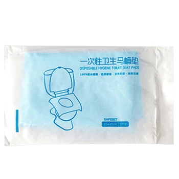 

10Pcs Travel Portable Waterproof Disposable Toilet Seat Cushion Mat Pad Cover