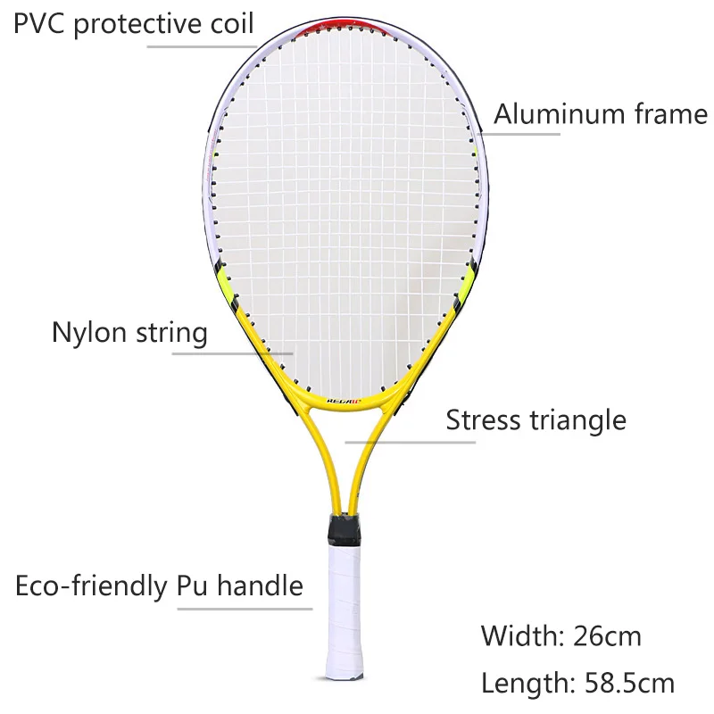 Regail Tennis Rackets Aluminum Alloy For Teenagers