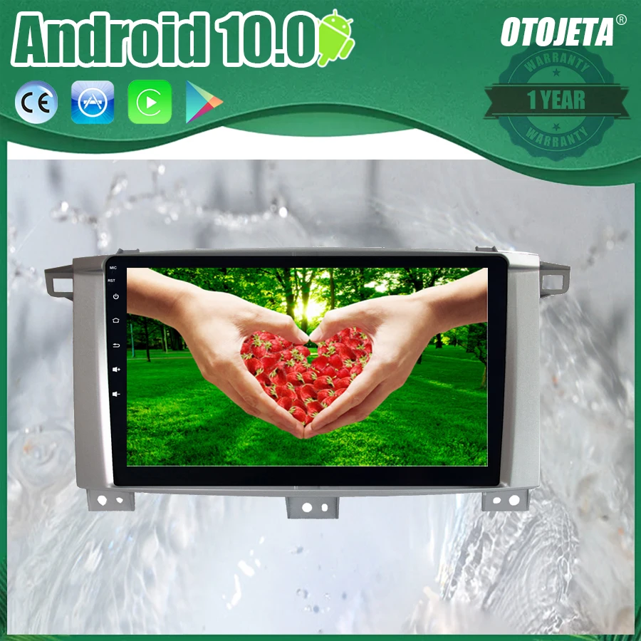 OTOJETA Android 10 2.5D экран Автомобильный Радио плеер для Toyota LANDCRUISER 100 9 дюймов