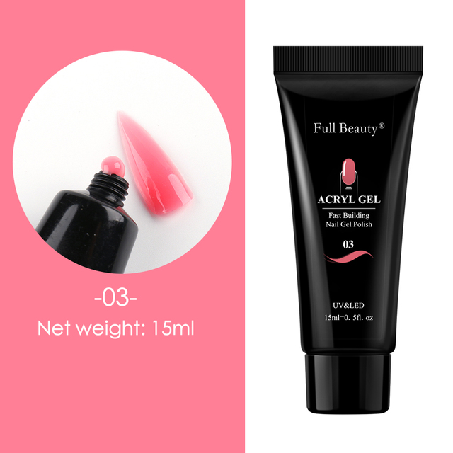 Poly Extenstion Gel For Nails Fast Builder Nail Gel Polish Acrylic Quick Building UV LED Varnishes For Manicure Tool LY1790