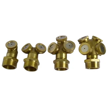 

Adjustable Spray Misting Nozzle Garden Sprinklers Fitting Hose Water Connector 4 Holes Irrigation Fitting