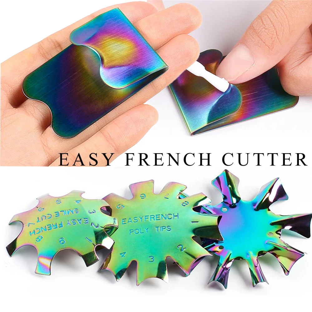 Нейл арт маникюрный кромкообрезной станок легко французский Улыбка линия резец