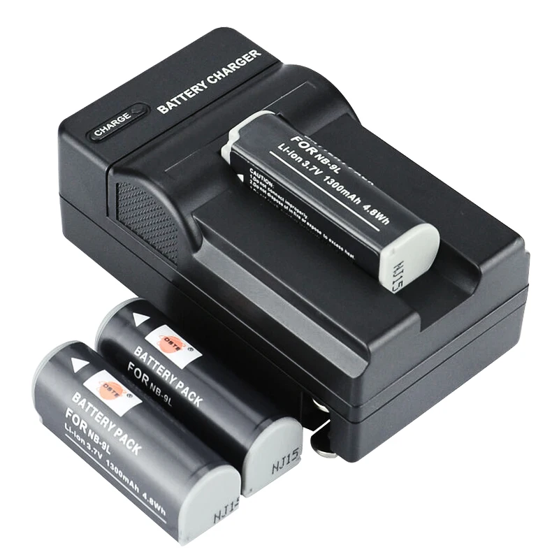 3 шт. 1300mAh 3,7 V NB-9L NB9L DSTE батарея камеры DSLR Li-on аккумуляторные батареи 1* зарядное устройство для Canon POWERSHOT N2 SD4500 IS