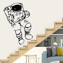 

Powerful Astronaut Wall Stickers Modern Fashion Wall Sticker Home Decoration Accessories for Living Room Background Wall Decal