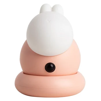

USB Charging Baby Nursery Living Room LED Night Light Cute Rabbit Home Magnetic Adsorption Human Body Induction Soft Silicone