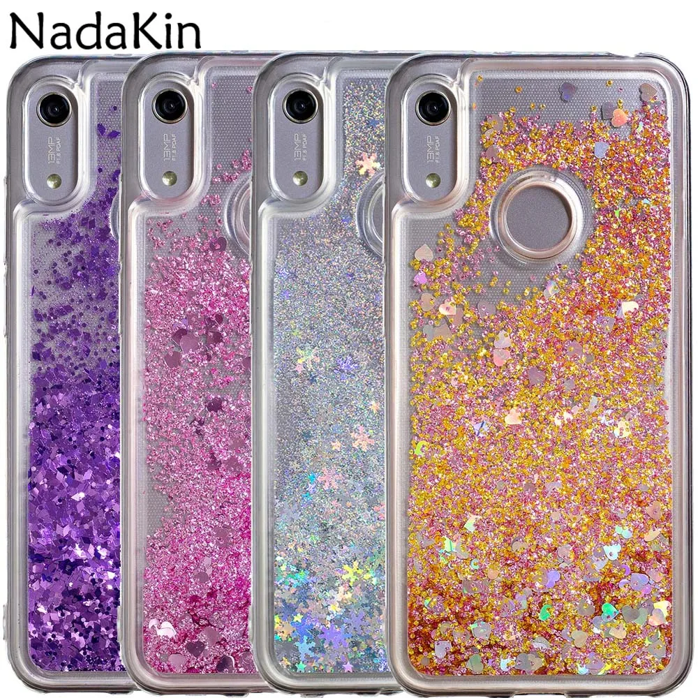 

Luxury Quicksand Case Shell for Huawei Honor 7S 7A Pro 7C 8C 8A 8S 10i 9 20 Lite Y5 Y6 Prime Y7 Y9 2018 2019 Liquid Sand Cover