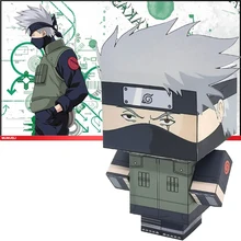 Наруто Хатаке Какаши складной резки мини милый 3D бумажная модель бумаги ремесло аниме Рисунок DIY Cubee дети взрослые ремесло игрушки MG-018