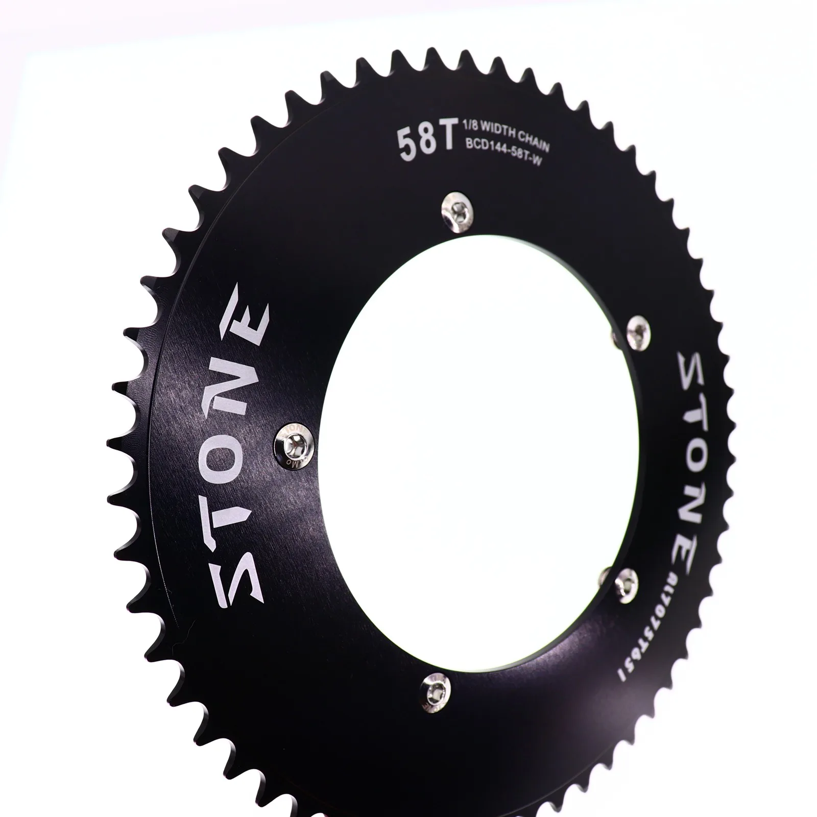 Stone 144 BCD Aero Chainring Fixed gear Track Bike Fixie Round 42T 46T 47T 48T 50T 52t 54 57t 58t 59 60t зуб 144bcd ChainWheel