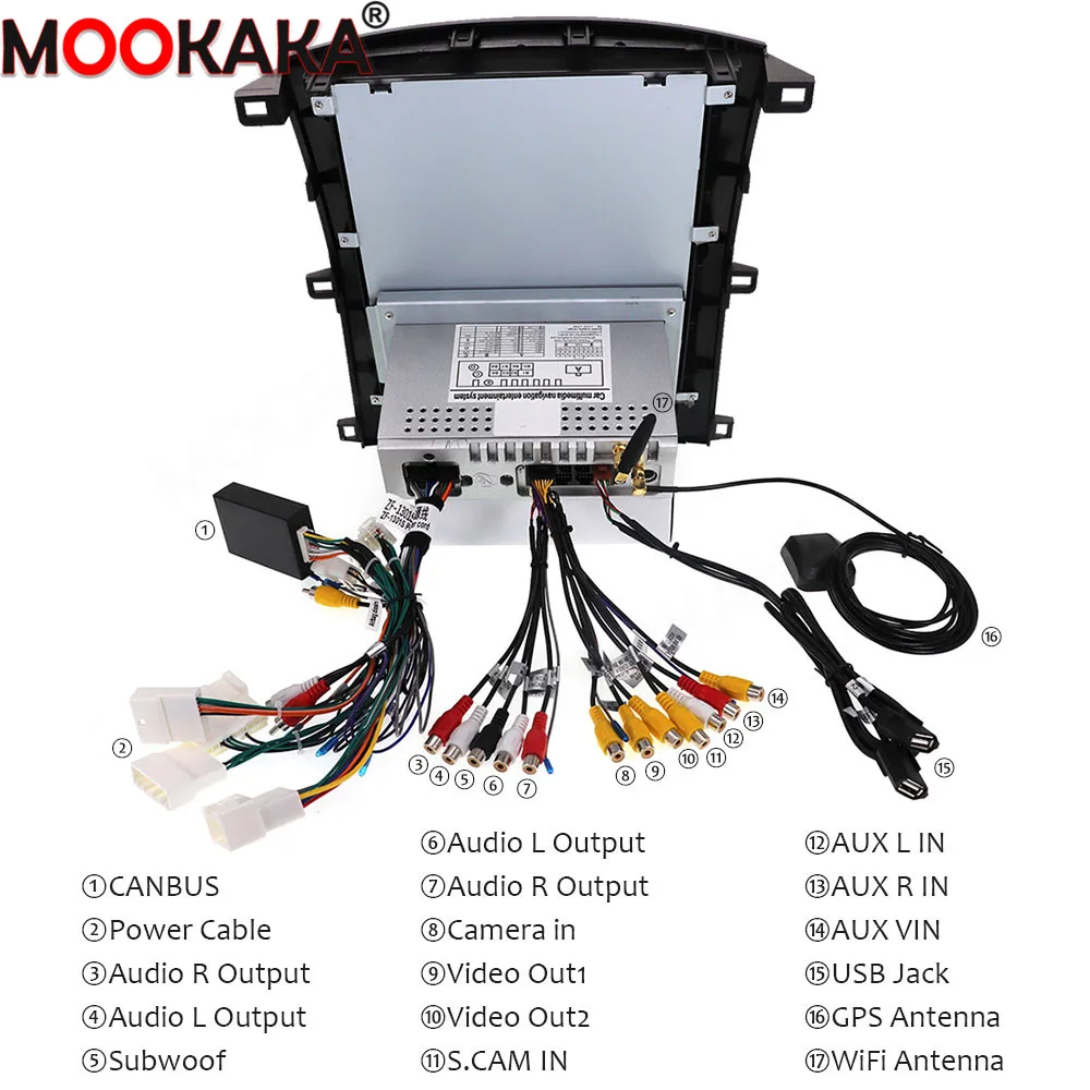 Tesla Style Android 9.0 128GB PX6 GPS Navi For Lexus LX470 For Toyota LC100 2003-2007 Car Stereo Audio Player Head Unit Carplay