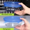 Wonderlife 6 silicone lids reusable sealed food wrapper lids keep bowls sealed fresh and flexible packaging kitchen utensils ► Photo 3/6