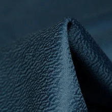 Темно-синяя двухсторонняя волнистая австралийская шерстяная ткань высокого класса для женской одежды для зимы