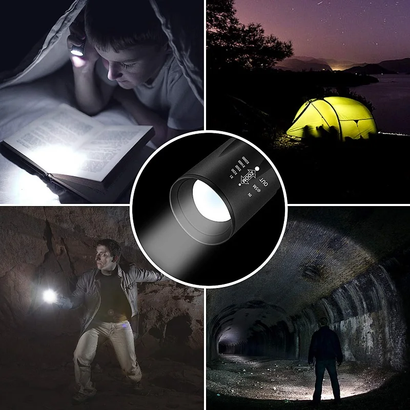 Portable UV LED Flashlight 2 in 1 Purple White Light Flashlight Black Light Ultraviolet Torch Ultraviolet Room Urine Detector